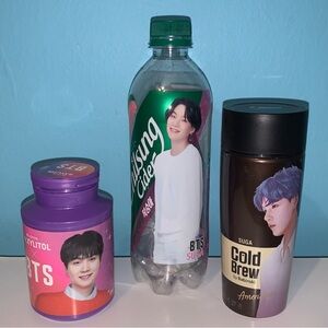 BTS Suga Bottles Set